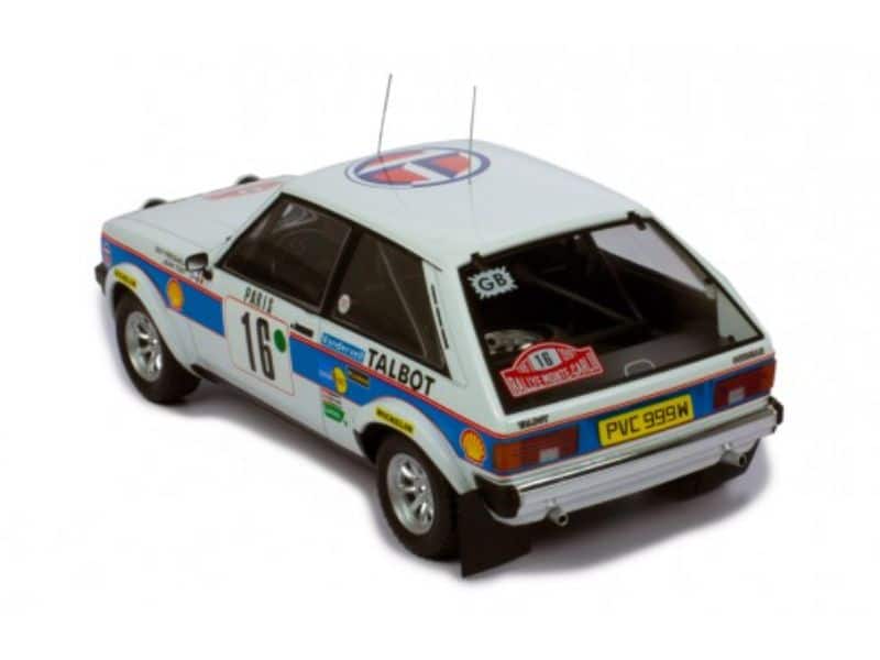 Ixo talbot lotus sunbeam m.carlo g.frequelin 1981 1:18 scale 18rmc095a