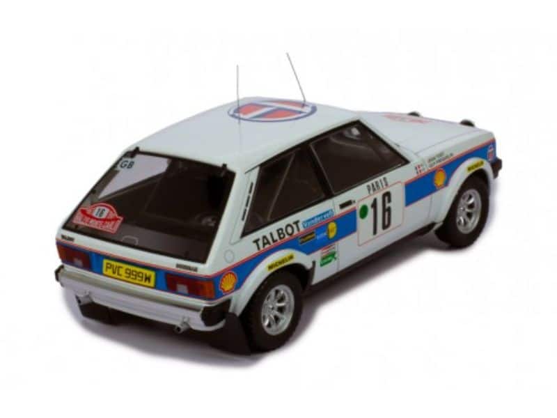 Ixo talbot lotus sunbeam m.carlo g.frequelin 1981 1:18 scale 18rmc095a