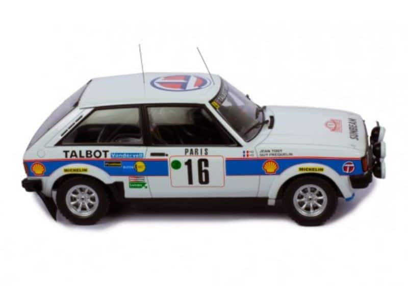 Ixo talbot lotus sunbeam m.carlo g.frequelin 1981 1:18 scale 18rmc095a