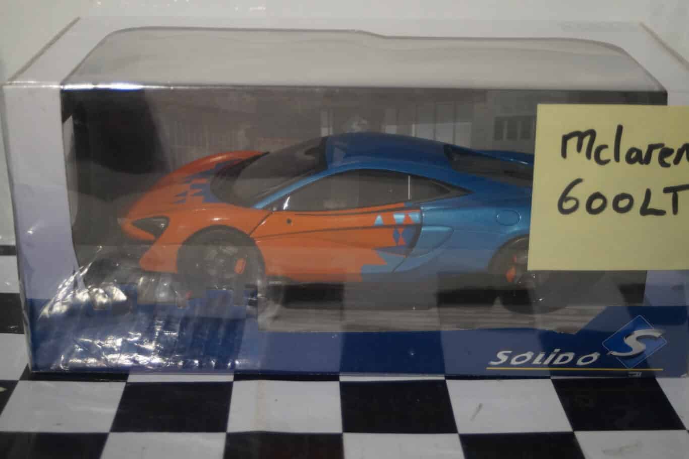 Solido Mclaren 600LT F1 Tribute Livery 2019 1:18 Diecast S1804503