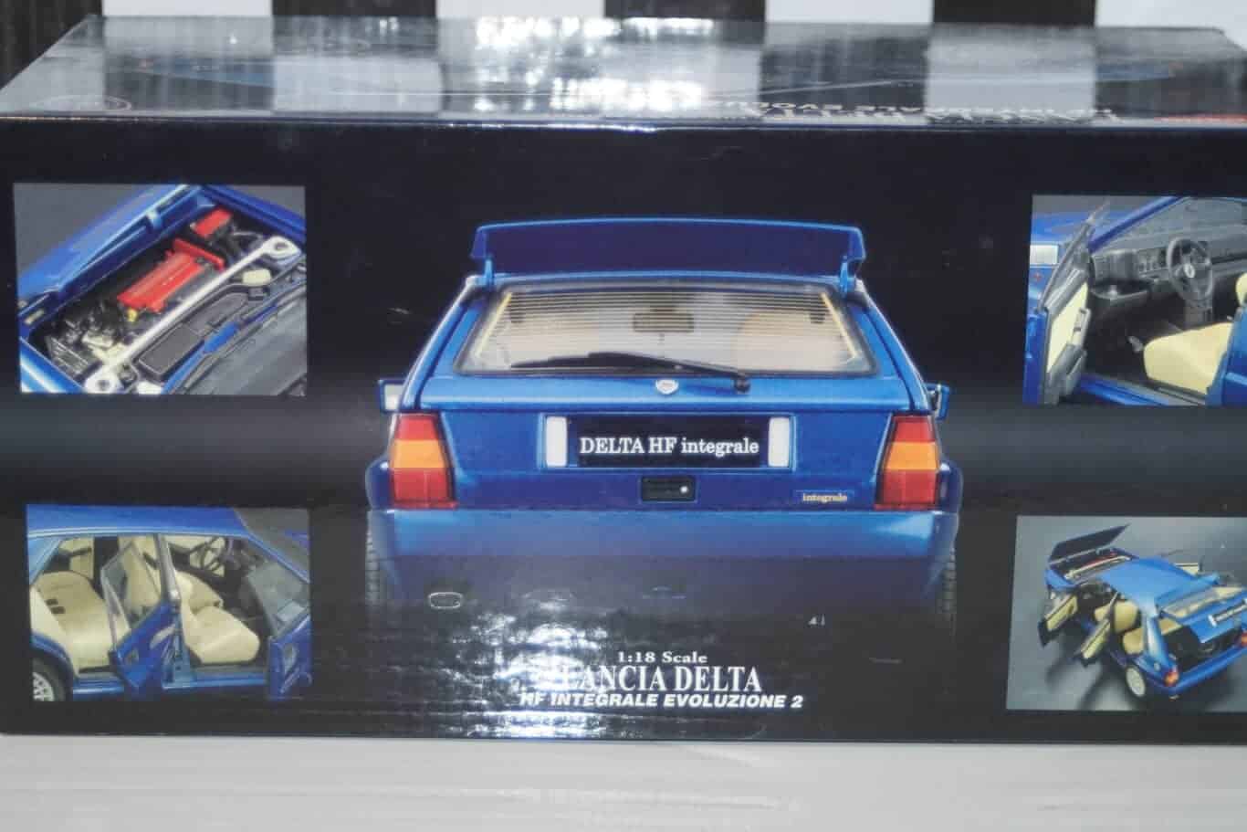 Kyosho LANCIA DELTA HF INTEGRALE Evoluzione 2 Blue 08341BL 1:18