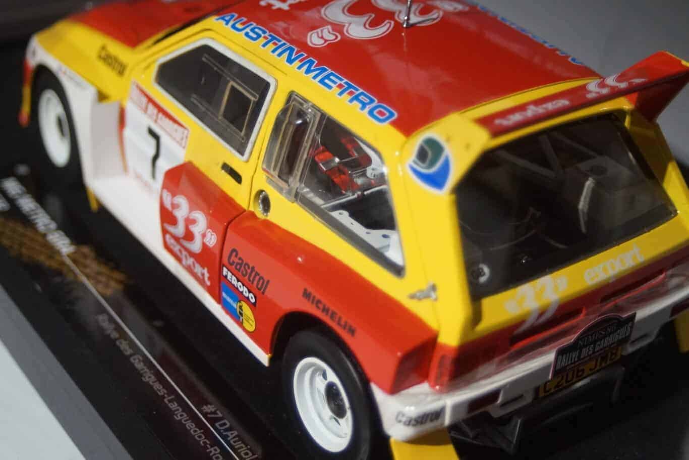 Sunstar mg metro 6r4 rallye des garrigues-languedoc-roussillon 1986 d.auriol 5532 1:18