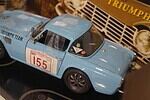 Jadi Triumph Team TR4 Blue Rally Sofia Liege 1963 1:18 Diecast 98093