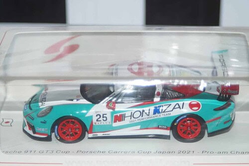 Spark porsche 911 gt3 cup japan 2021 pro-am uchiyama 1:43 resin sj101