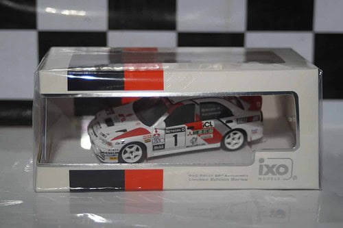 Ixo mitsubishi lancer evo iv, no1 rac rally 25th anniversary t.makinen ixorac393lq
