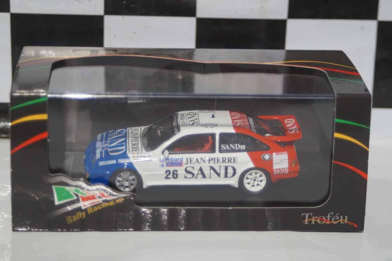 Trofeu ford sierra rs cosworth r.droogmans rac rally 1988 1:43rd scale rr.uk 87