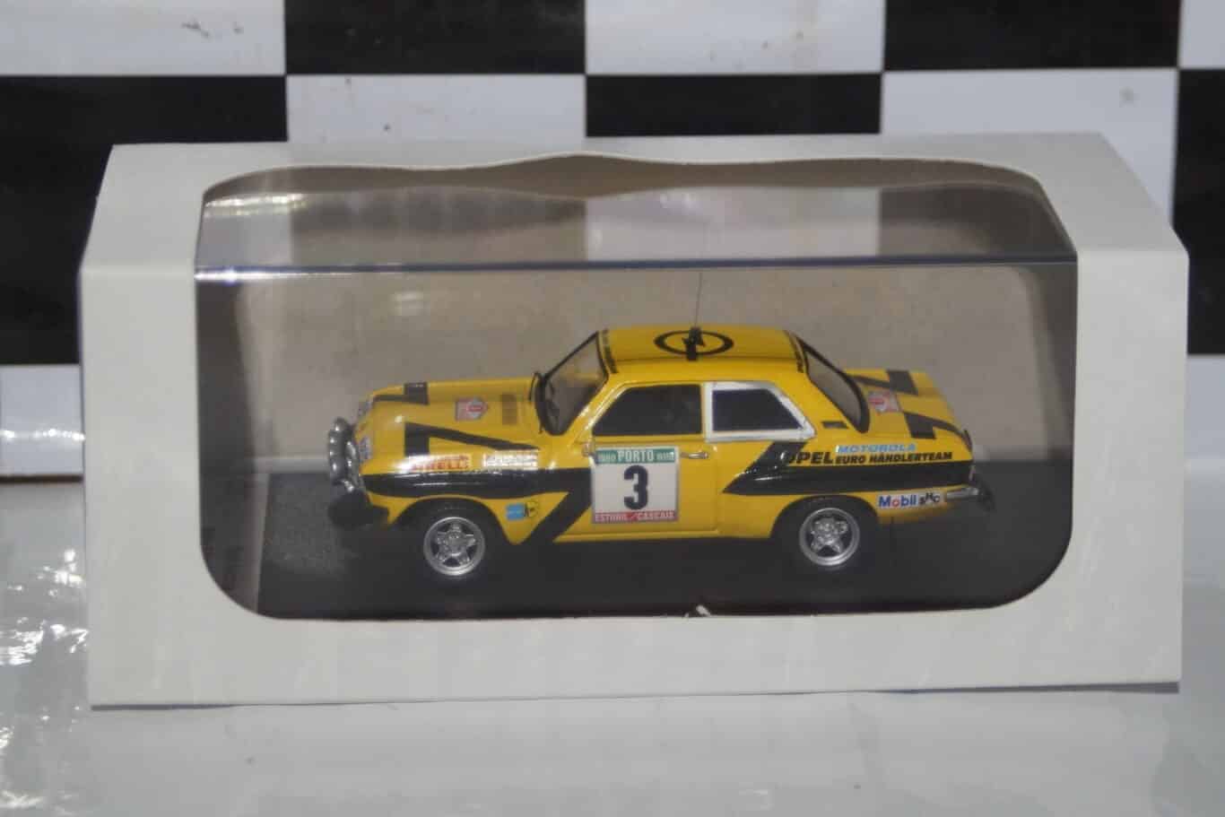 Opel ascona portugal rally w.rohrl 1975 1/43 scale dsn1:43-55 trofeu