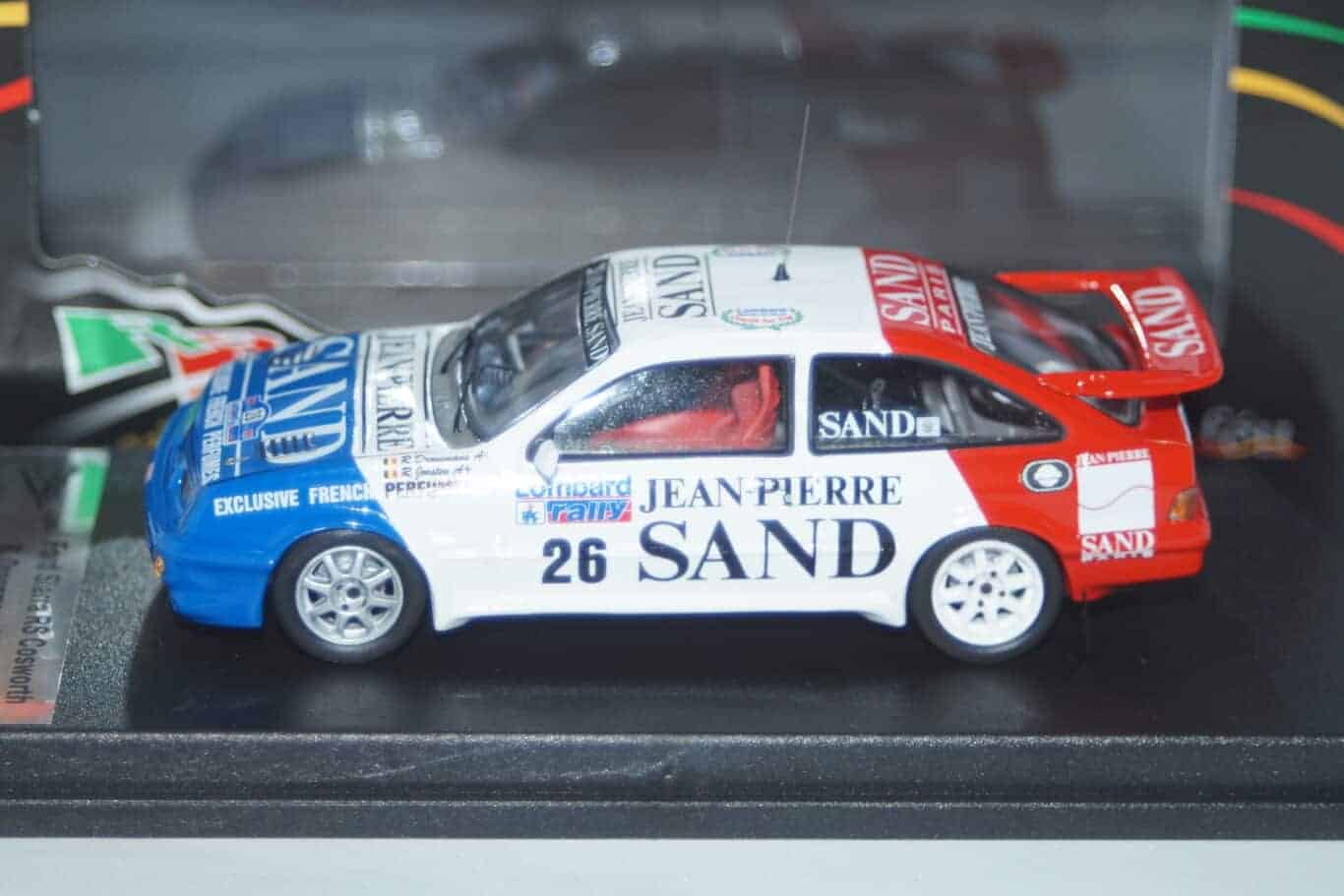 Trofeu ford sierra rs cosworth r.droogmans rac rally 1988 1:43rd scale rr.uk 87