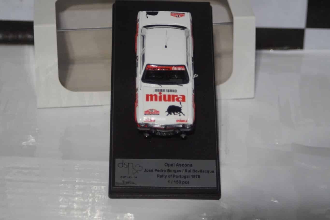 Trofeu opel ascona portugal rally j.p.borges 1978 1/43 dsn1:43-54