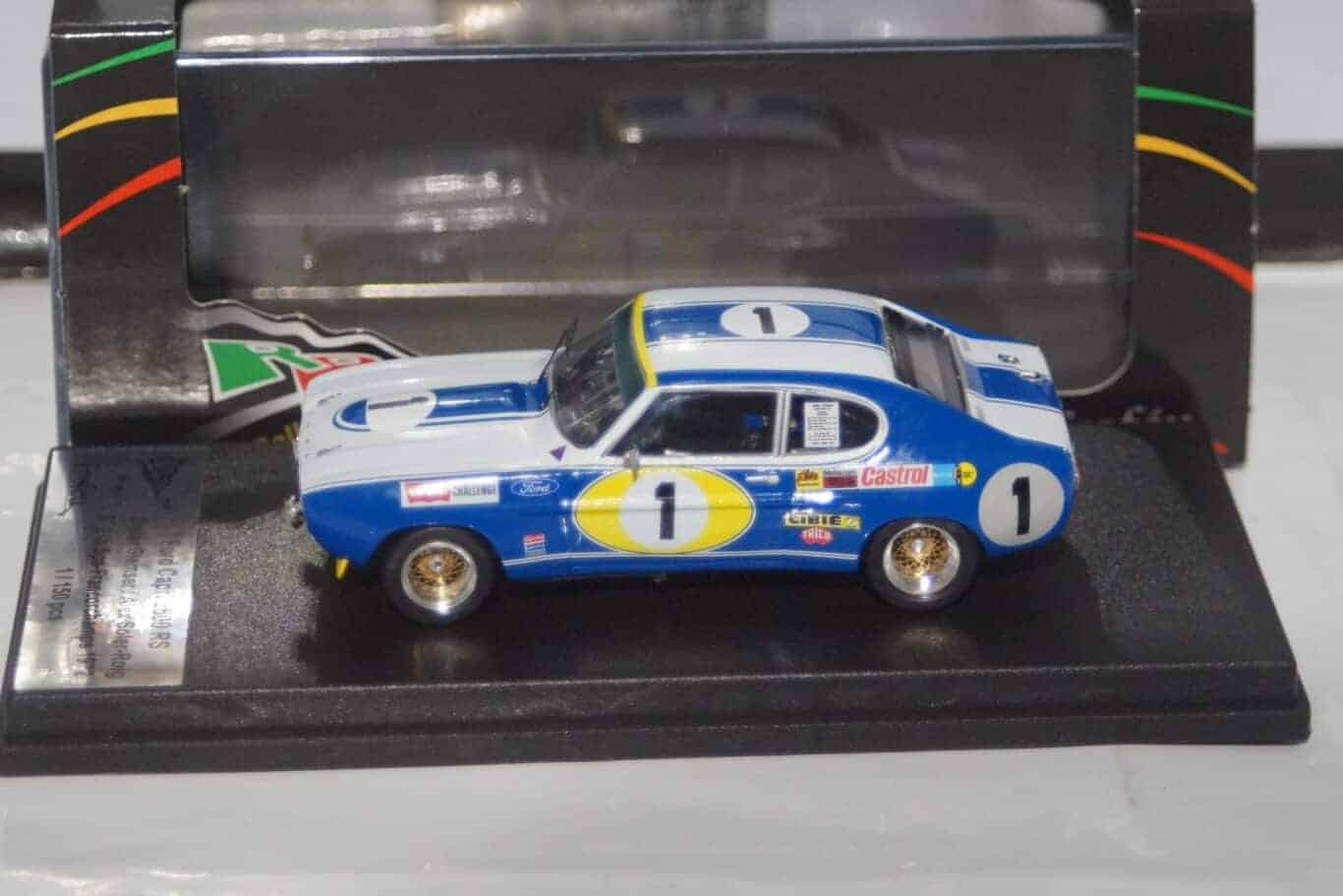 Trofeu ford capri 2600 rs 3rd spa-francorchamps 1972 dieter glemser 1-43,  rr.be 41