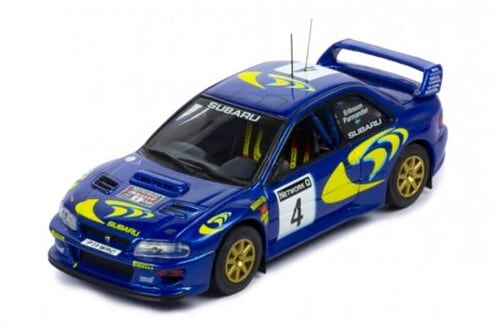 Ixo subaru impreza s5 wrc no4 rac rally 25th anniversary edition, k.eriksson rac390b