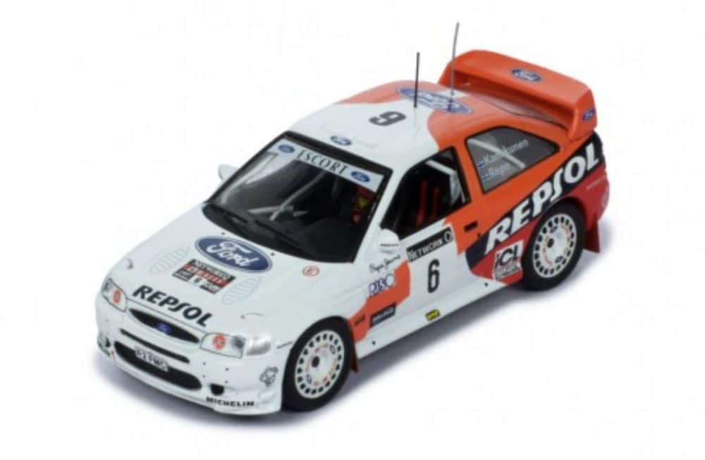 Ixo ford escort wrc no6,rac rally,j.kankkunen rac391b cracks in case