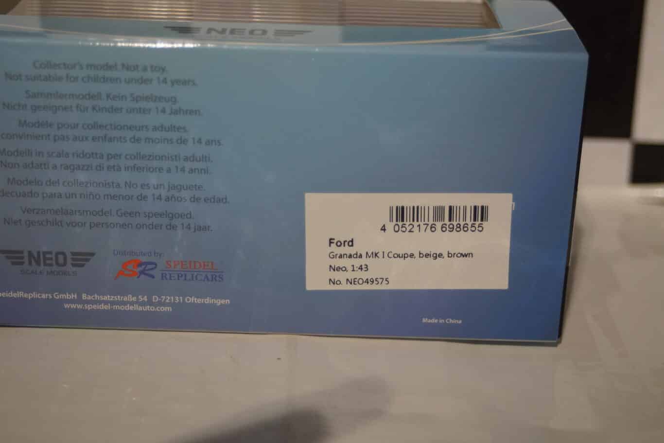 Neo models ford scorpio mk1,maroon neo43337 1:43 scale