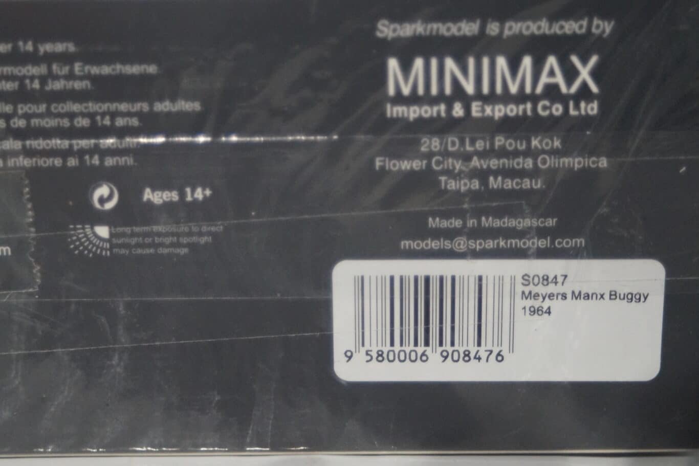 Spark meyers manx buggy 1964 1:43 resin s0847