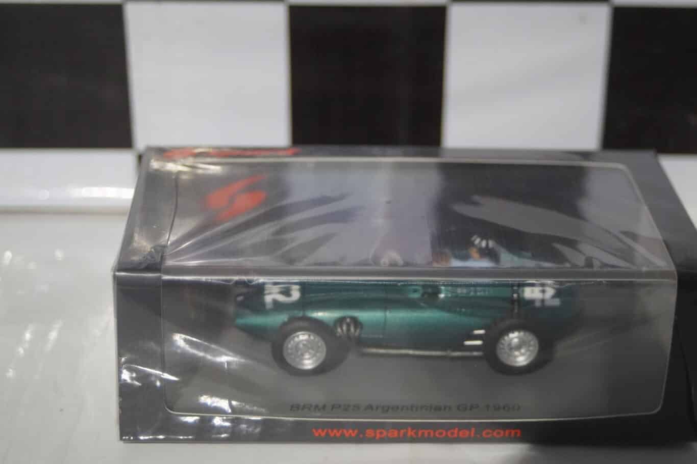 Spark brm p25 argentinian gp 1960 graham hill 1:43 resin s5727