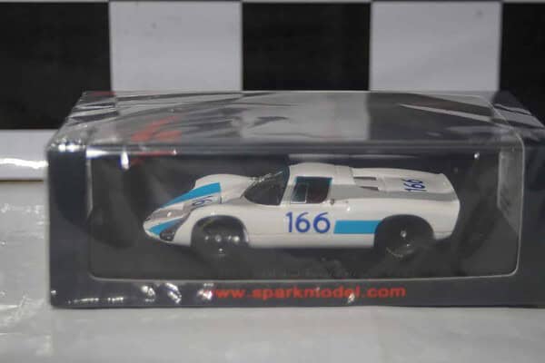 Spark porsche 910 3rd targa florio 1967 v.elford 1:43 resin s9238