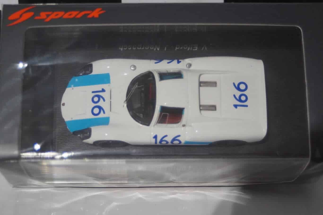 Spark porsche 910 3rd targa florio 1967 v.elford 1:43 resin s9238