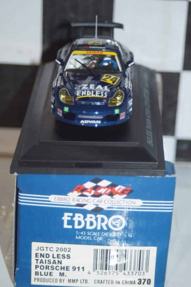 Ebbro porsche 911 endless taisan advan gt3r jgtc 2002 ref 370 1:43 diecast