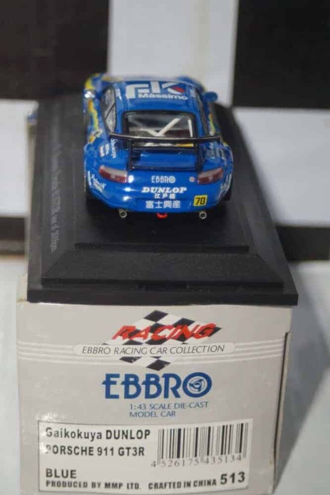 Ebbro JGTC 2003 Gaikokuyo FK Massimo Porsche 911 GT3R Ref 513 1:43 Diecast