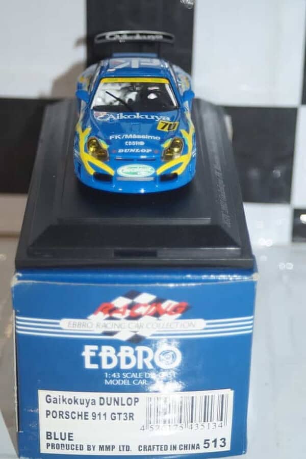 Ebbro JGTC 2003 Gaikokuyo FK Massimo Porsche 911 GT3R Ref 513 1:43 Diecast