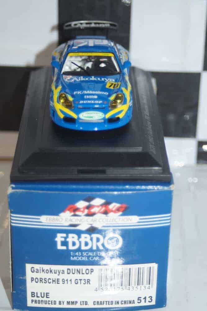 Ebbro JGTC 2003 Gaikokuyo FK Massimo Porsche 911 GT3R Ref 513 1:43 Diecast