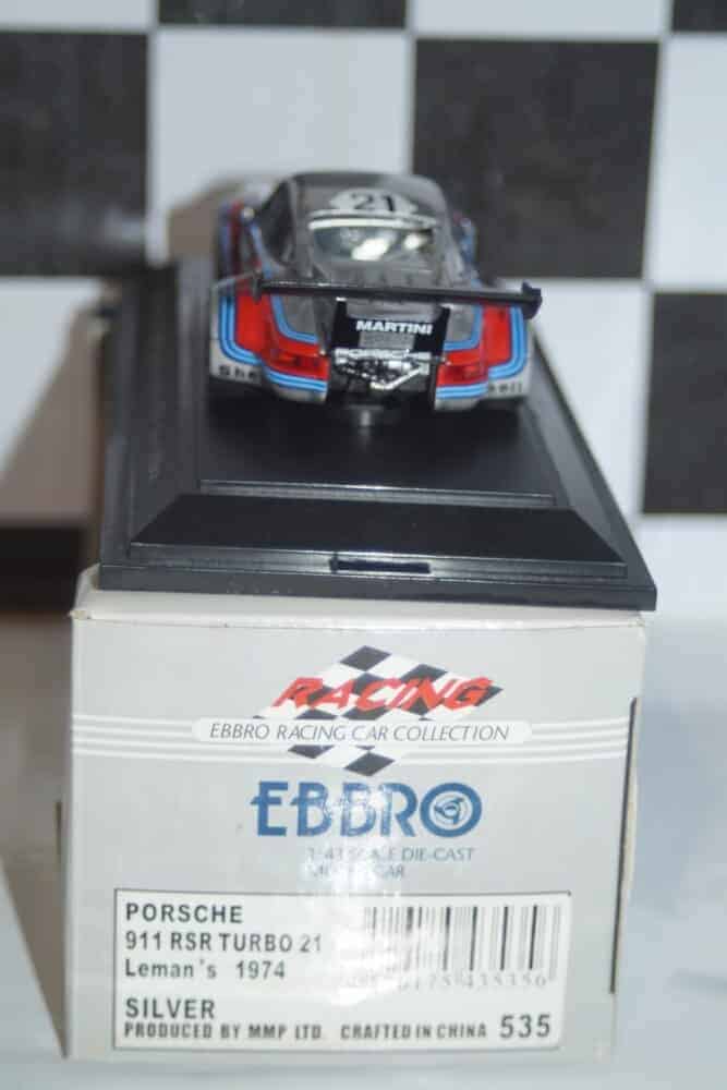 Ebbro porsche 911 rsr turbo 21 le mans 1974 ref 535 1:43 diecast