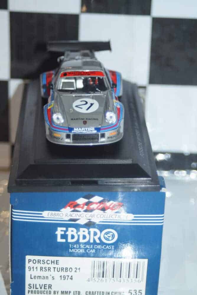 Ebbro porsche 911 rsr turbo 21 le mans 1974 ref 535 1:43 diecast