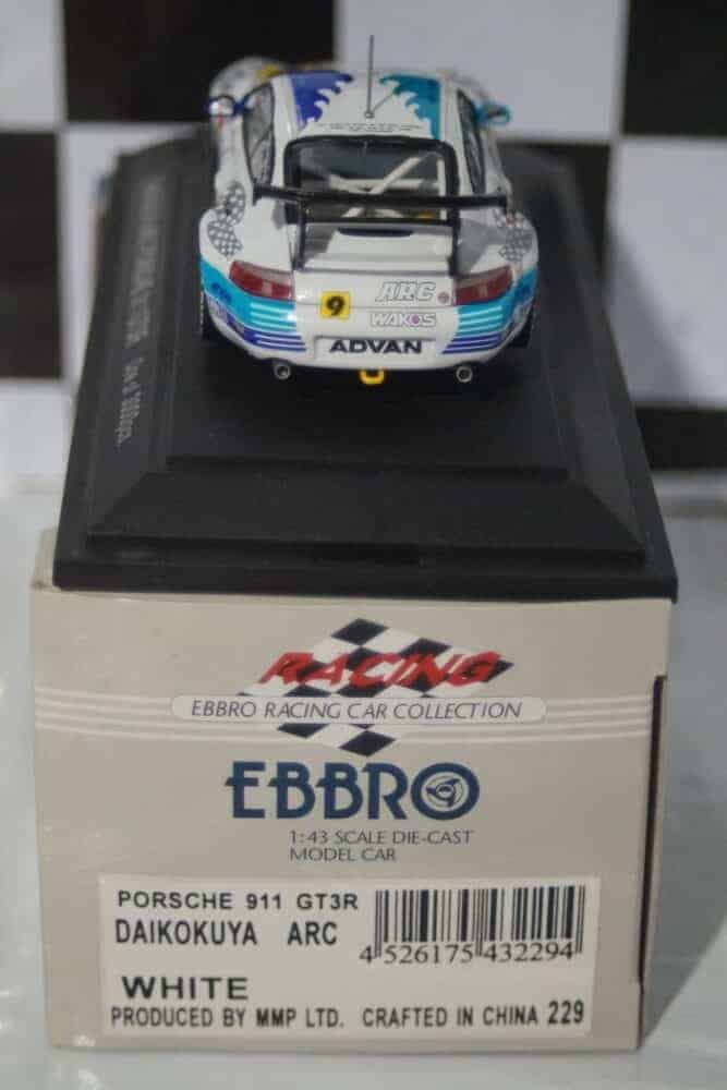 Ebbro Daikokuya ARC Porsche 911 GT3R Ref 229 1:43 Diecast