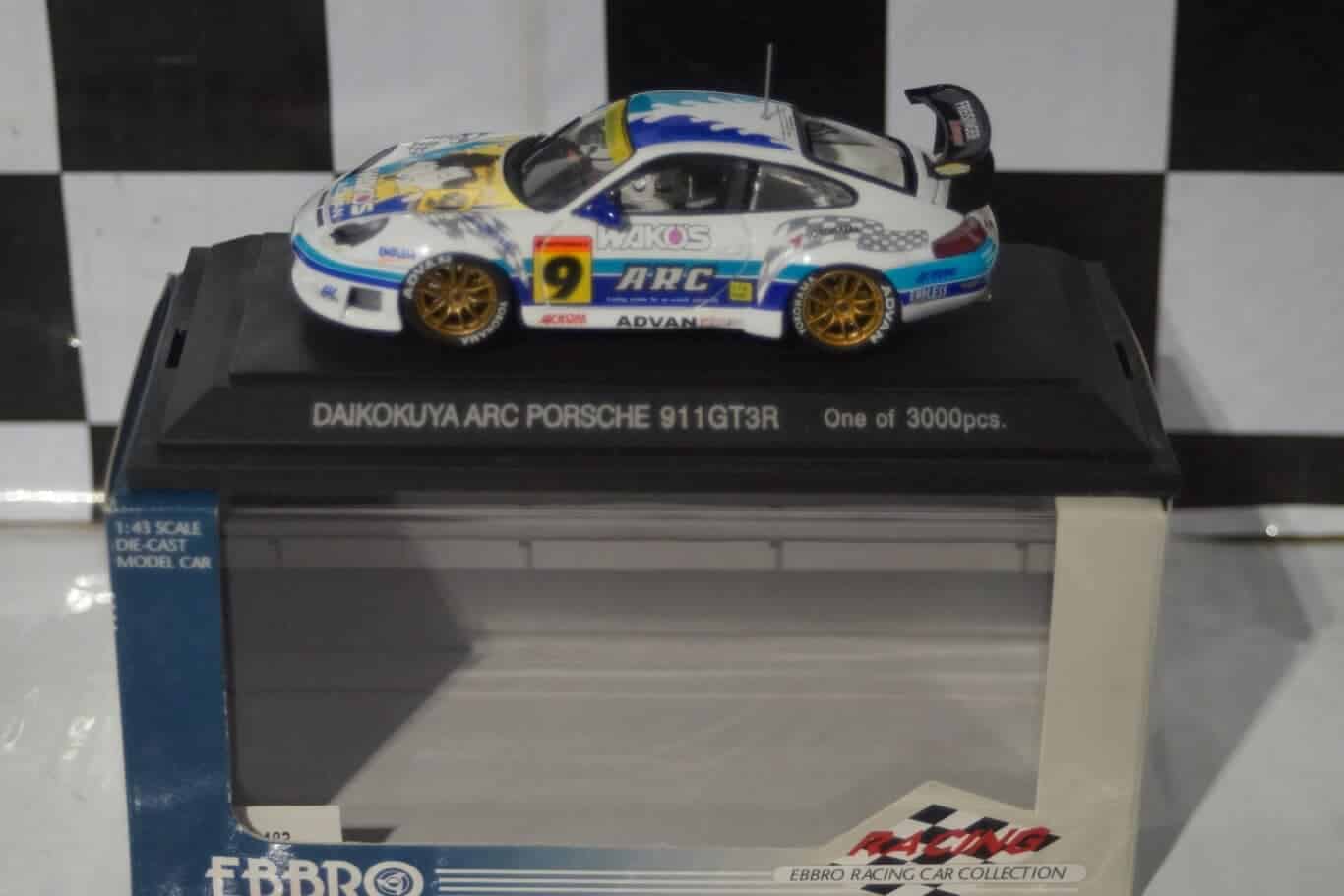 Ebbro Daikokuya ARC Porsche 911 GT3R Ref 229 1:43 Diecast