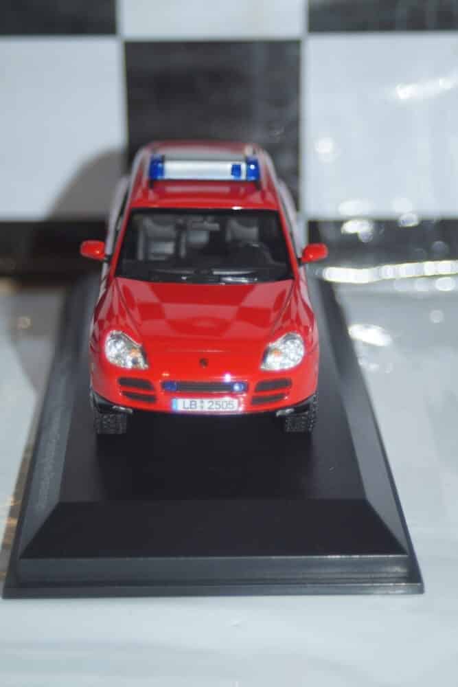 Norev Porsche Cayenne V6 Pompier Red Fire Car 1:43 Diecast