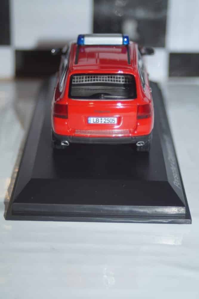 Norev Porsche Cayenne V6 Pompier Red Fire Car 1:43 Diecast