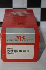MR Collection Models Porsche 959 cabrio Becker 1/43rd Ref MR93
