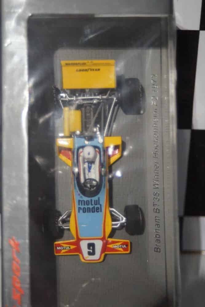 Spark BRABHAM BT38 No2 Winner Hockenheim F2 1972 Tim Schenken 1:43 Resin S7438
