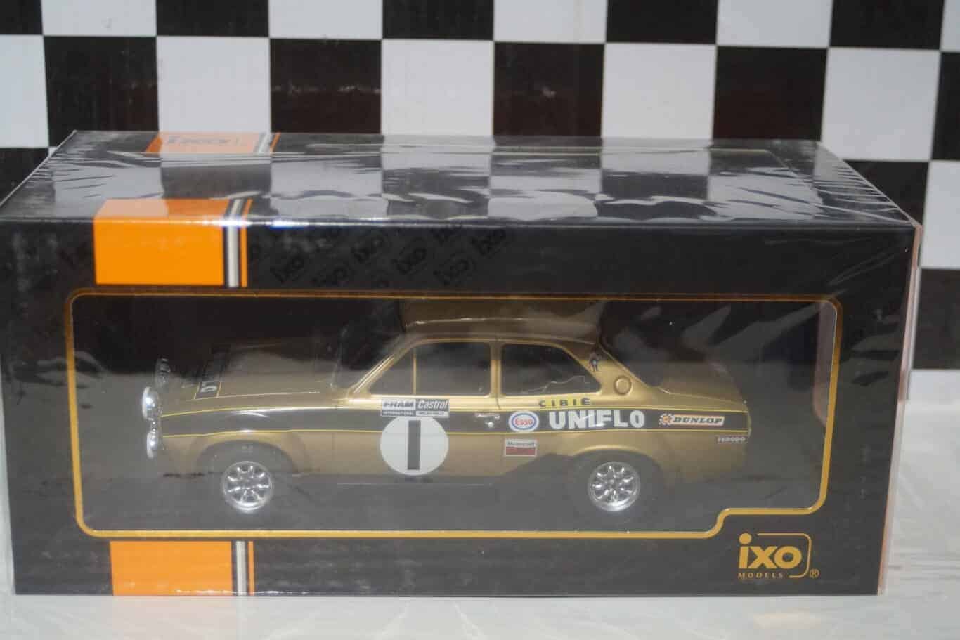 Ixo ford escort mk1 rs 1600 welsh rally 1972 1/18 18rmc100.20