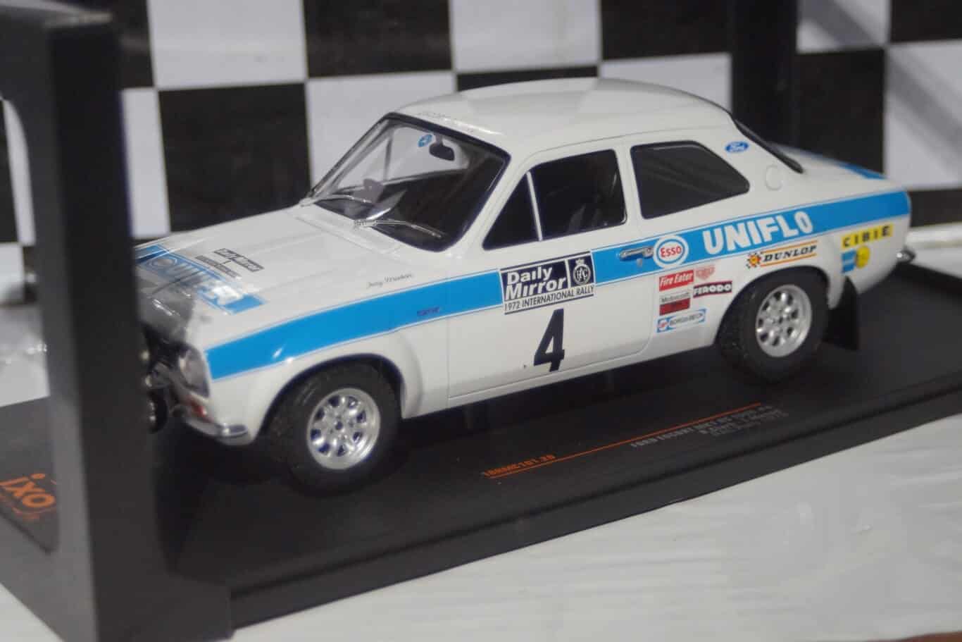 Ixo ford escort mk1 rs 1600 rac rally 1972 1/18 18rmc101.20