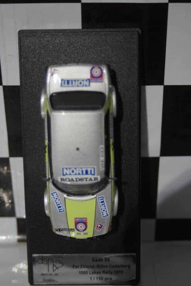 Trofeu Saab 99 1000 Lakes Rally 1976 P.Eklund 1:43rd Scale DSN1:43-58