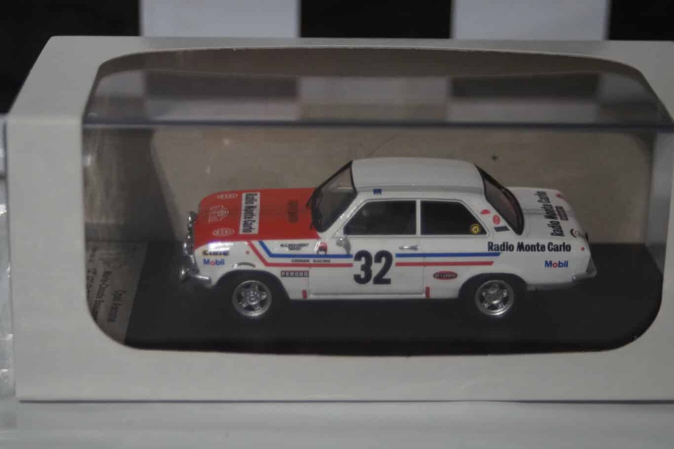 TROFEU Opel Ascona 12th(2nd group 2)Monte-Carlo 1972 Marie Claude Beaumont 1/43 Scale DSN1:43-61