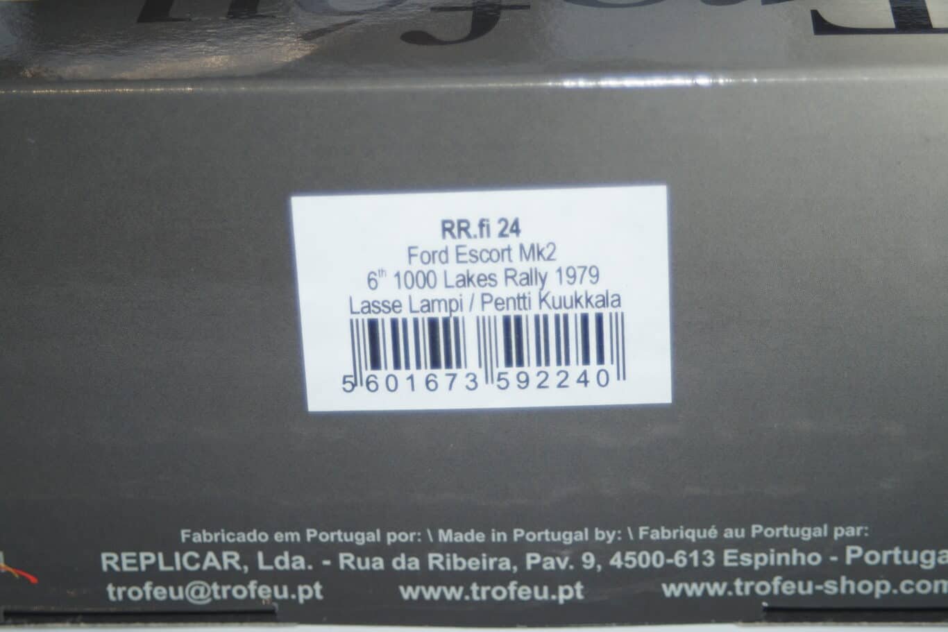 Trofeu ford escort mk2 6th 1000 lakes rally 1979 1-43 rr.fi 24