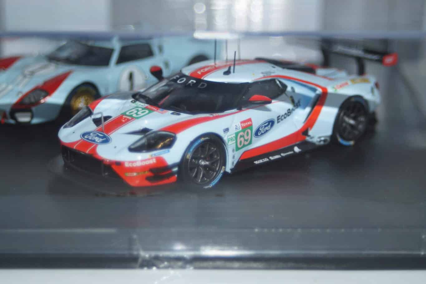 Ixo Ford GT 2 car set LeMans 1966 and 1919 Ecoboost 3.5L Ref FGT-43001 1:43 SET-2