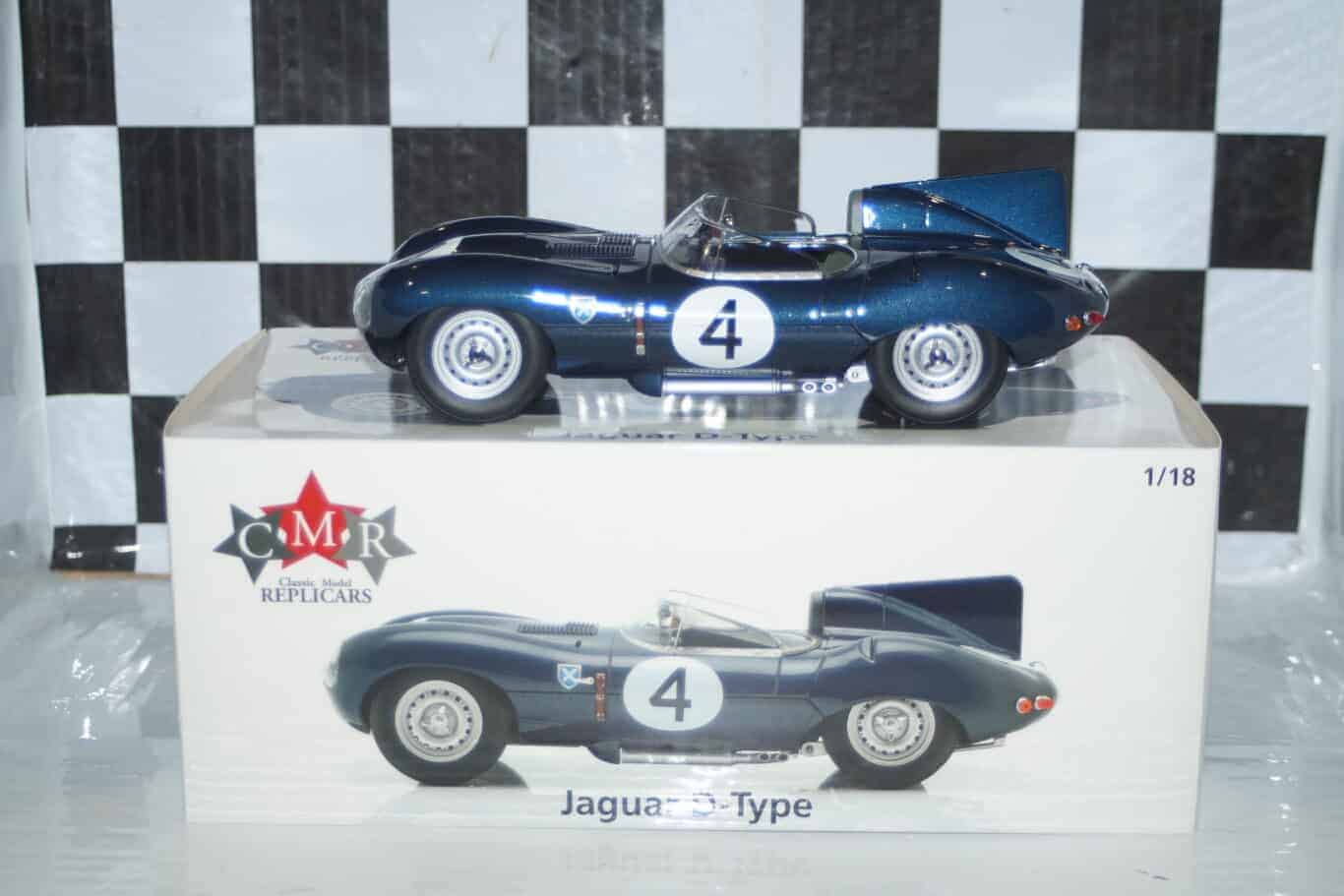 CMR Jaguar D-type No4 Sanderson/Flockart Winner 24h LM 1956 CMR142 1:18