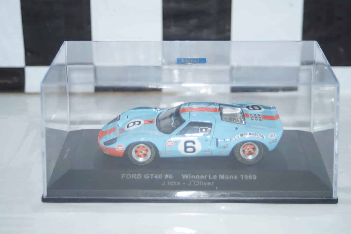 Ixo Ford GT 40 No6 winner LeMans 1969 J.Ickx Ref  LM1969 1:43