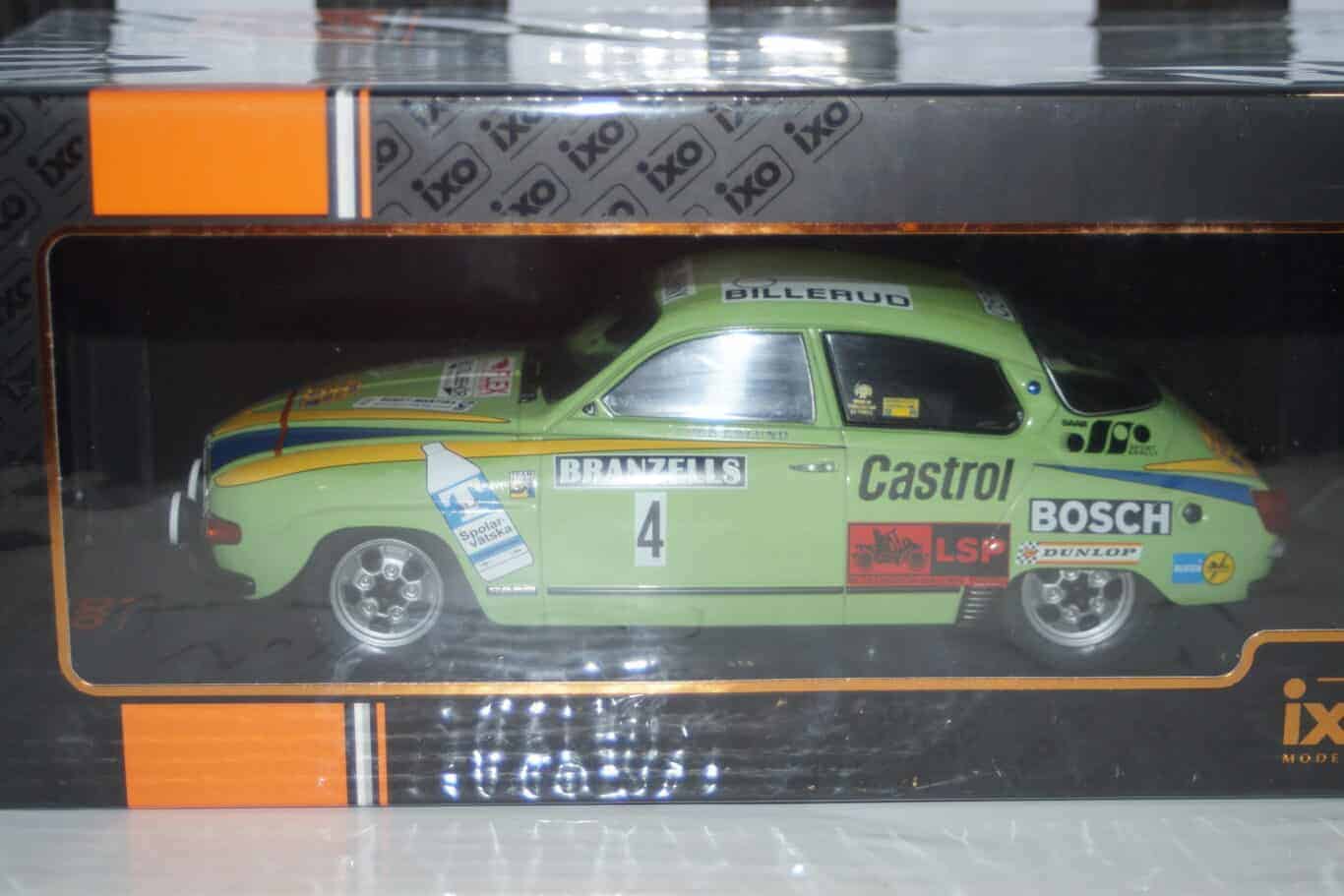 Ixo saab 96 v4 no4 winner swedish rally 1976 p.eklund 1/18 18rmc085c.20