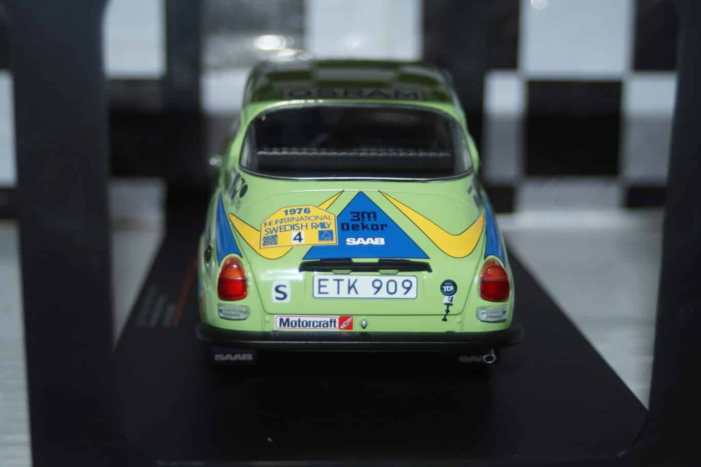 Ixo saab 96 v4 no4 winner swedish rally 1976 p.eklund 1/18 18rmc085c.20