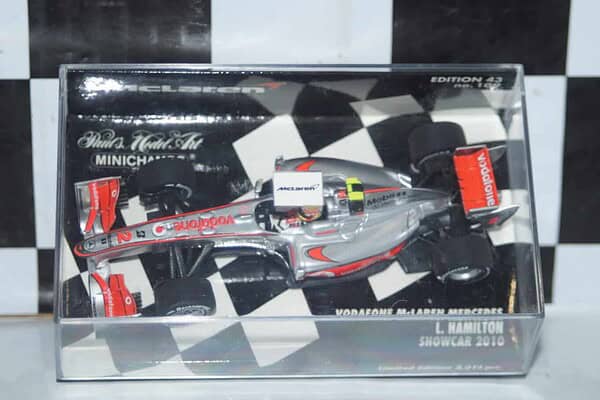 Minichamps mclaren mercedes vodafone l hamilton 2010 showcar 530 104372 1:43