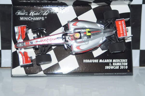 Minichamps mclaren mercedes vodafone l hamilton 2010 showcar 530 104372 1:43