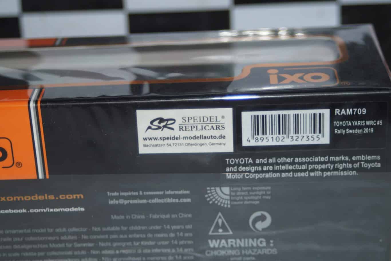 Ixo toyota gr yaris rally monte carlo 2022 s.ogier ram832.22