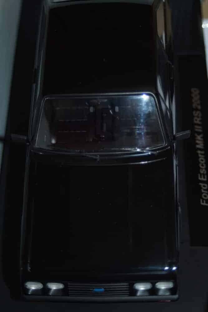 Model car group ford escort mk2 rs2000 black mcg18405