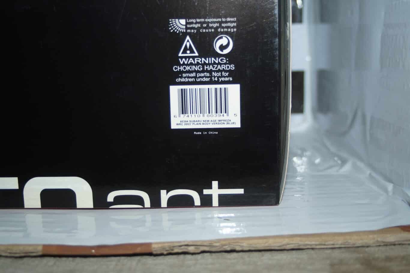 Autoart subaru impreza new age wrc white lynch 2003 1:18 diecast 80392