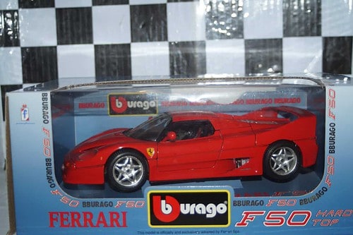 Burago ferrari 250 gto 1962 red 1:18 scale ref 3011