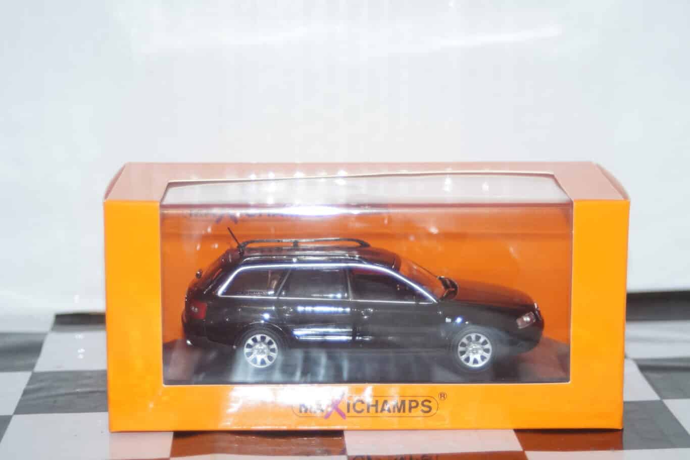 Maxichamps audi a6 avant black 1997 minichamps 1:43 940 017110